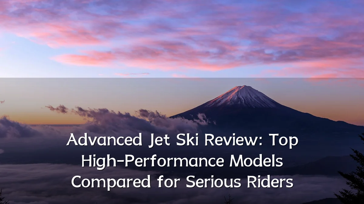 Advanced Jet Ski Review: Top High-Performance Models Compared for Serious Riders