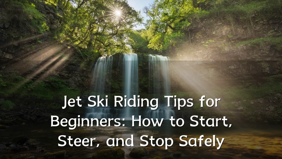 Jet Ski Riding Tips for Beginners: How to Start, Steer, and Stop Safely