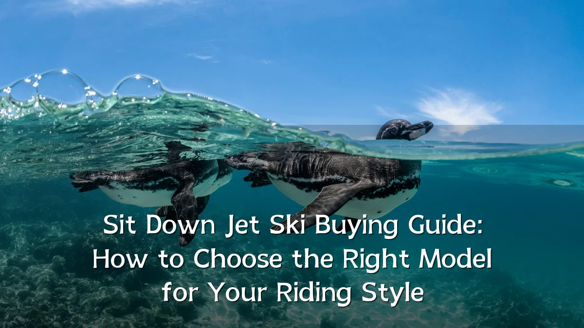 Sit Down Jet Ski Buying Guide: How to Choose the Right Model for Your Riding Style