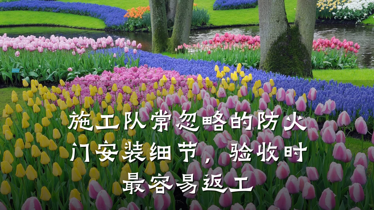 施工队常忽略的防火门安装细节,验收时最容易返工